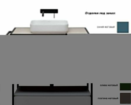 Тумба под раковину Allen Brau Priority 1.31004.WM 120х50 напольная цвет белый