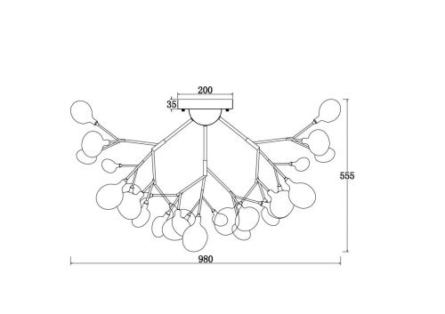 Светильник потолочный Freya Florencia FR5049CL-36W1 - фото 4