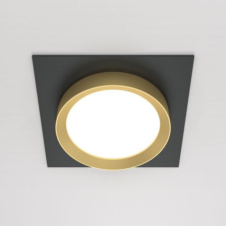 Светильник встраиваемый Maytoni Technical Hoop DL086-GX53-SQ-BG