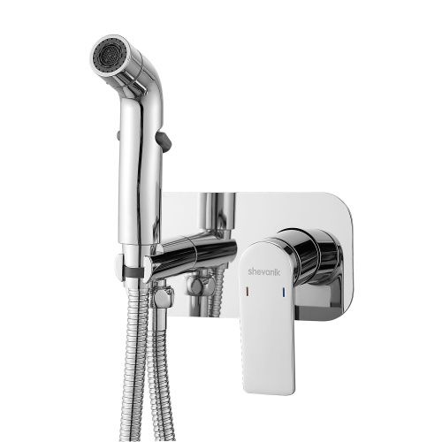 Гигиенический душ со смесителем Shevanik S4105 хром - фото 2