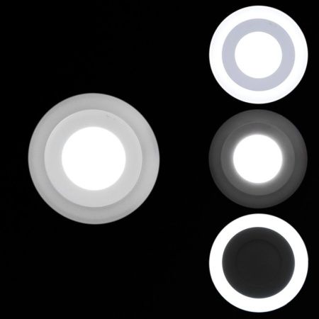Светильник встраиваемый Reluce 70503-9.0-001TM LED3+2W WH/DL+DL (6500K+6500K)