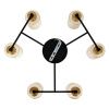 Люстра потолочная Arte Lamp Leo (Лео) A7027PL-6BK