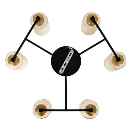 Люстра потолочная Arte Lamp Leo (Лео) A7027PL-6BK