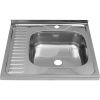 Кухонная мойка Melana 073 t R (*20) 60х60 цвет хром поверхность матовая
