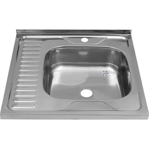 Кухонная мойка Melana 073 t R (*20) 60x60 цвет хром - фото 2