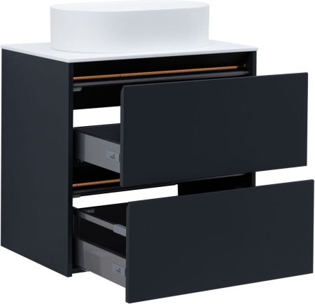 Тумба под раковину Allen Brau Activity 1.34003.AM 70х50 подвесная цвет черный