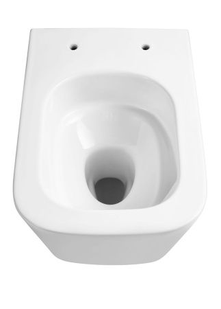 Унитаз подвесной Taliente Correto Tornado 3 CR55003 белый с сиденьем микролифт безободковый смыв торнадо