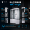 Душевой бокс Taliente  TA-17075M 170х75 стекло рифленое профиль хром