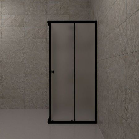 Душевой уголок Тритон Вента-БВ Щ0000064631 90х90 стекло матовое профиль черный без поддона