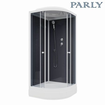 Душевая кабина Parly Classic CM86 85х85 четверть круга с крышей ориентация универсальная