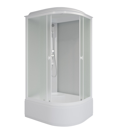 Душевая кабина Niagara Promo P120/80/40L/MT 120х80 асимметричная с крышей ориентация левая Душевая кабина Niagara Promo P120/80/40L/MT 120х80 асимметричная с крышей ориентация левая