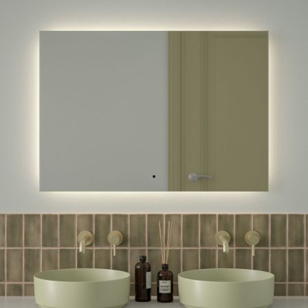 Зеркало с подсветкой Defesto GLOW DF 2509RH 100х70 подвесное