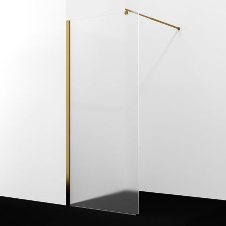 Душевая перегородка Wasserkraft Rur 30W 30W44BG-MG 100х200 стекло матовое профиль золото