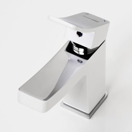 Смеситель Wasserkraft Aller 1060 WHITE 1063W на раковину белый/хром