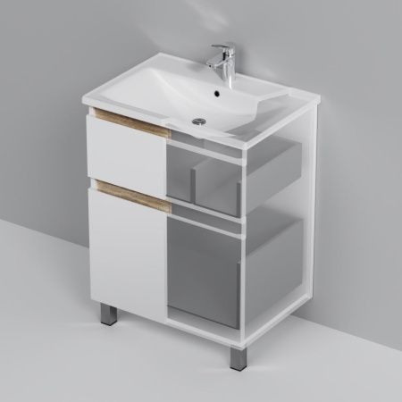 Тумба под раковину Am.Pm X-Joy M85AFSX0652WG 60х40 напольная цвет белый