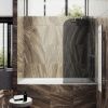 Душевая шторка на ванну Maybah Glass MGV-140-5у 55х140 стекло тонированное профиль хром ориентация универсальная