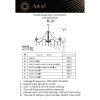 Люстра подвесная Aployt Anula (Анула) APL.810.03.20
