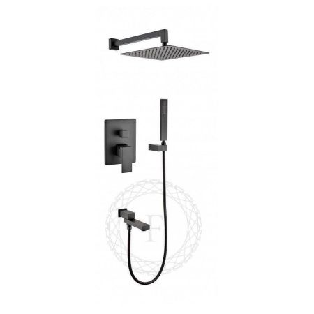 Душевая система Filarete FL1040BL встраиваемая в стену цвет черный
