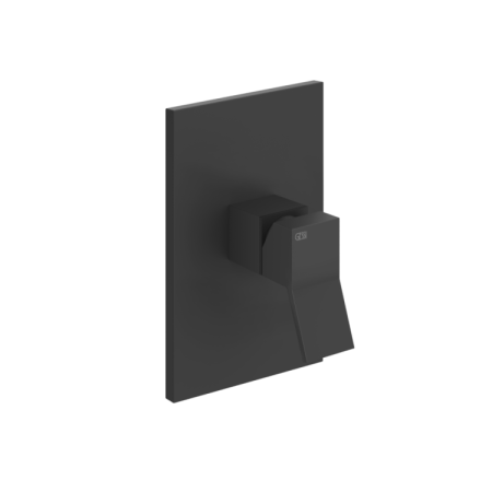 Смеситель Gessi Rettangolo K 53061/299 настенный встраиваемый черный матовый