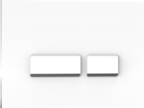 Клавиша смыва механическая Iberica Blanca CRYSTAL-R IB.B022.001.00 цвет белый - фото 2