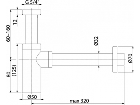 Сифон для раковины Boheme 609-CB