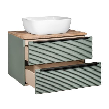 Тумба под раковину Runo Орлеан 00-00004650 60х50 подвесная цвет зеленый