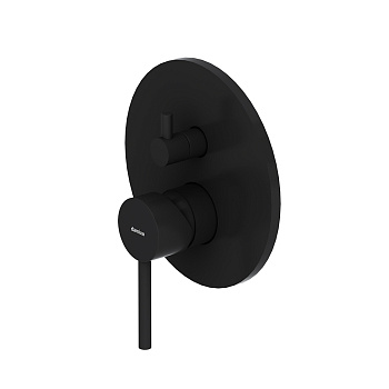 Смеситель для ванны и душа Damixa Scandinavian Pure 367100300 встраиваемый в стену черный без термостата