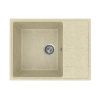 Кухонная мойка Practik PR-M-650-002 65х50 цвет бежевый поверхность глянцевая