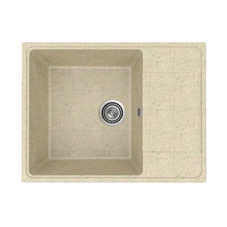 Кухонная мойка Practik PR-M-650-002 65х50 цвет бежевый поверхность глянцевая
