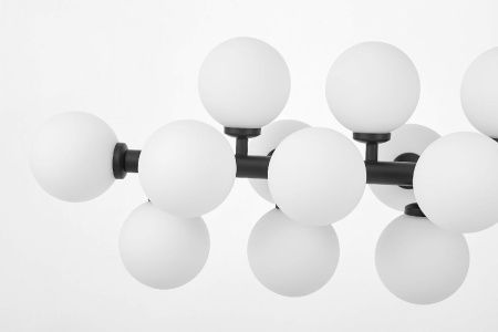 Люстра на штанге Lumina Deco Marsiada (Марсиада) LDP 6033-24 BK