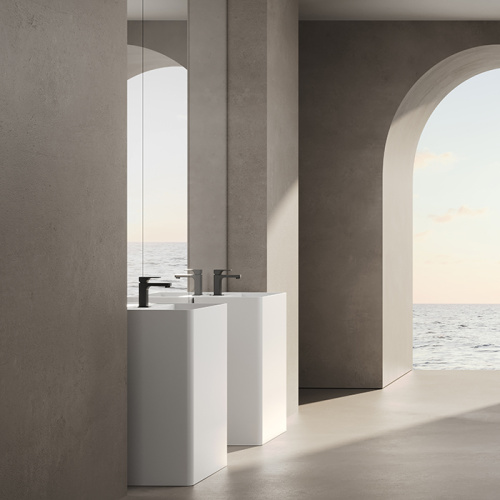 Раковина керамическая Dea Design Pedestal Basin DD2004 600 18 60х40 напольная цвет белый без отверстий под смеситель - фото 3