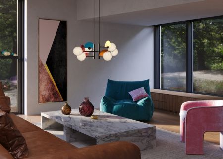 Люстра подвесная Freya Sepia Modern FR5391PL-06CFL