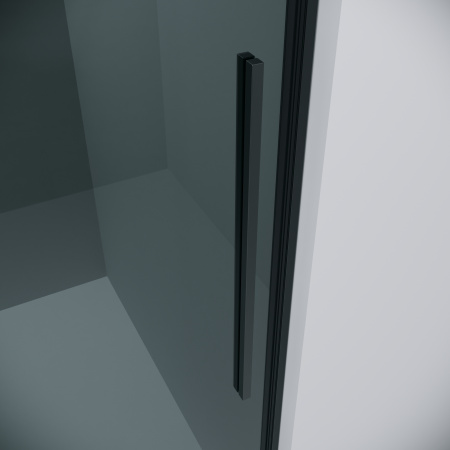 Душевая дверь Grossman Galaxy 100.K33.01.100.21.10 100х195 стекло тонированное профиль черный матовый