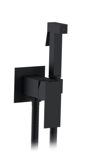 Гигиенический душ со смесителем AltroBagno BM AltroBagnoBM060122MB черный матовый