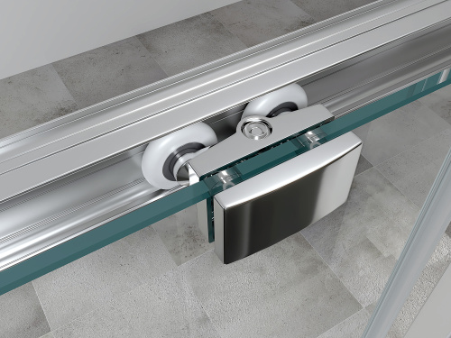 Душевой уголок Abber Schwarzer Diamant AG301405-S905 90х140 стекло прозрачное профиль хром глянцевый - фото 5