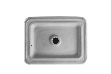 Раковина из сантехнического фарфора Orange B02-460w 50х40 накладная цвет белый