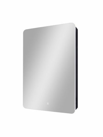 Зеркало-шкаф Art&Max LECCE AM-Lec-560-850-1D-L-DS-F-Nero 60х90 подвесной цвет черный