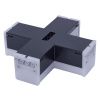 Линейный модульный светильник X-образный Uniel ULO ULO-N11X-12W/4000K IP40 BLACK