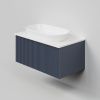 Тумба со столешницей La Fenice TERRA NFNC-01-TER-BG-80-3-GG 80х50 подвесная цвет синий