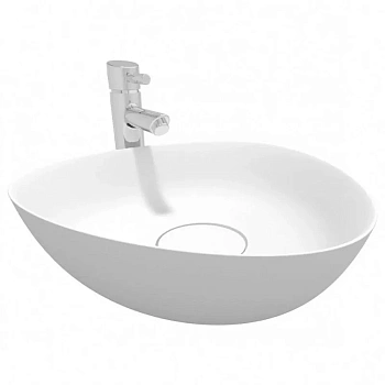 Раковина Riho OVIDEO W021001105 41х41 накладная цвет белый