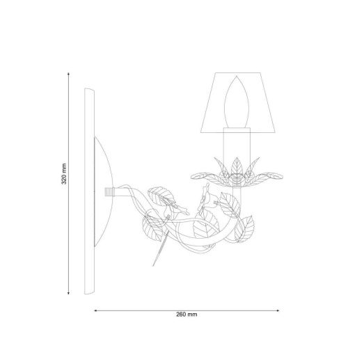 Бра Lucia Tucci Fiori Di Rose (Фиори Ди Росе) Fiori Di Rose W106.1 - фото 2