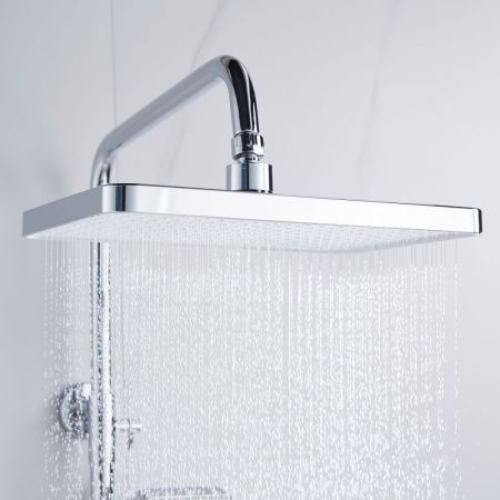 Душевая стойка Shevanik S4436 настенная цвет хром