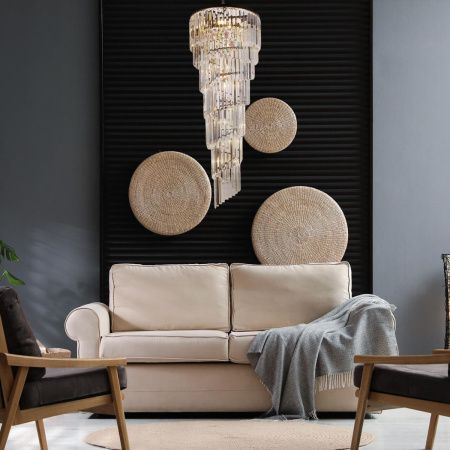 Люстра каскадная Divinare Charlotte (Цхарлотте) 3011/01 SP-15