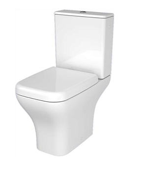 Унитаз напольный с бачком Vitra Polar 9843B003-7201 белый с сиденьем микролифт безободковый смыв торнадо