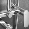 Душевая стойка Shevanik S8536 настенная цвет хром