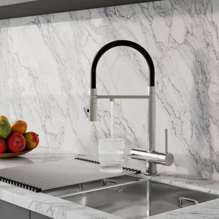 Смеситель для кухни IDDIS Ace ACEBNFFi05 на столешницу сатин