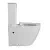 Унитаз напольный с бачком Abber Bequem AC1110 белый с сиденьем безободковый каскадный смыв