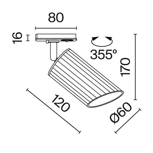 Светильник трековый Maytoni Technical Lipari TR087-1-GU10-B - фото 2