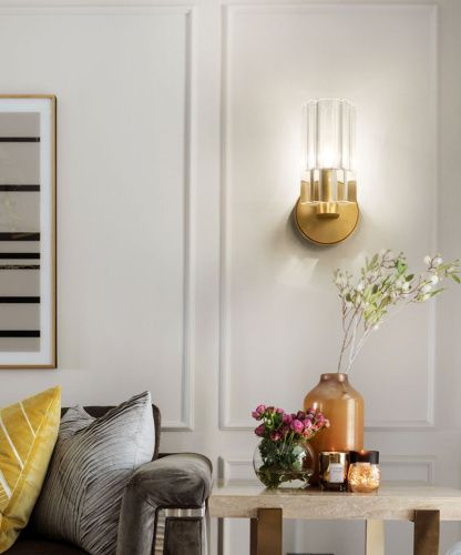 Бра Delight Collection Wall lamp (Валл ламп) 8816W gold/clear - фото 3