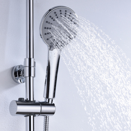 Душевая стойка WasserKRAFT A16601 настенная цвет хром